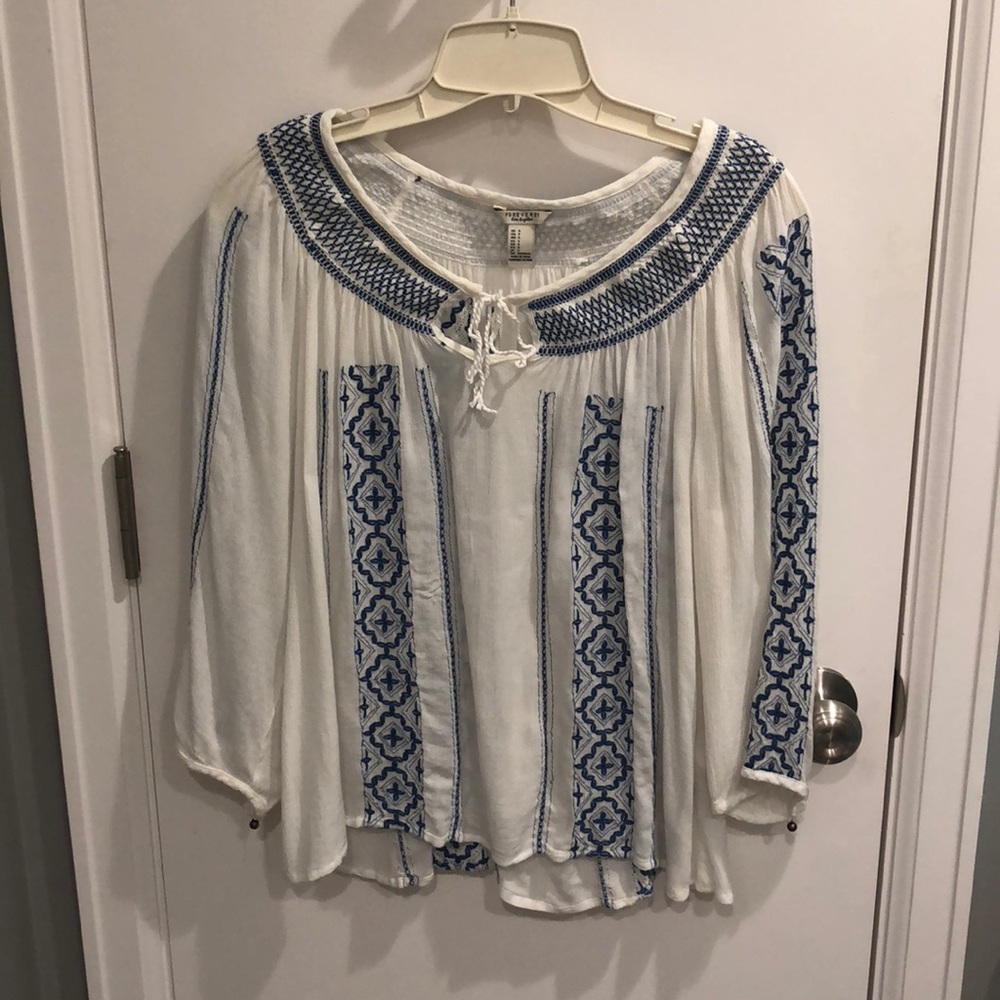 cute embroidered top